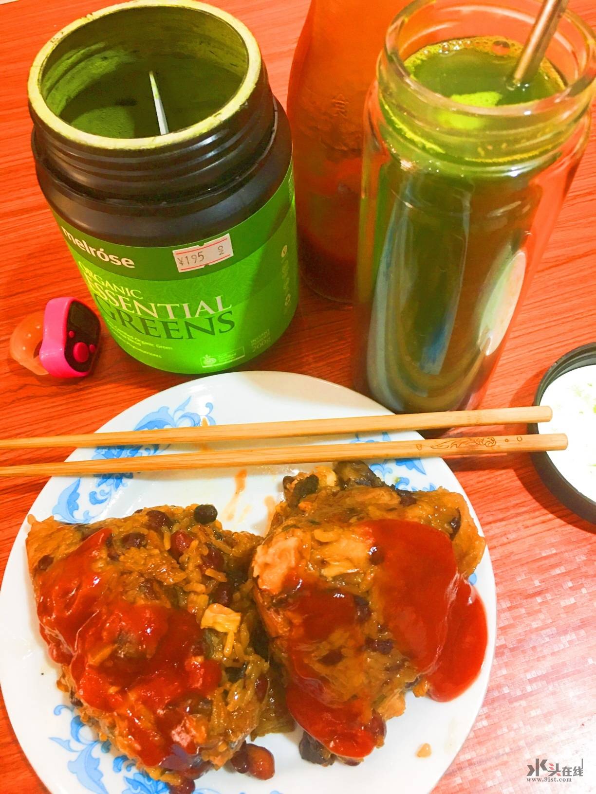 今天继续吃棕子 全能子一杯 哈